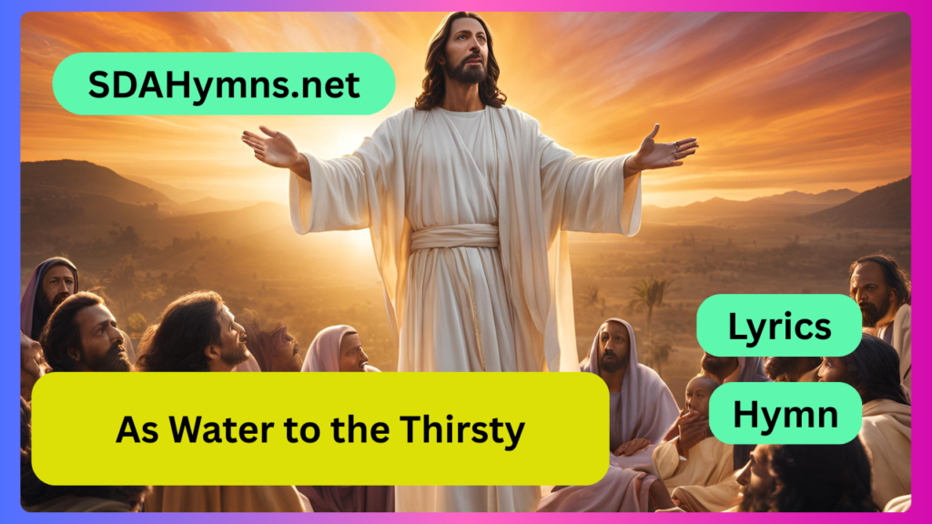 As Water to the Thirsty