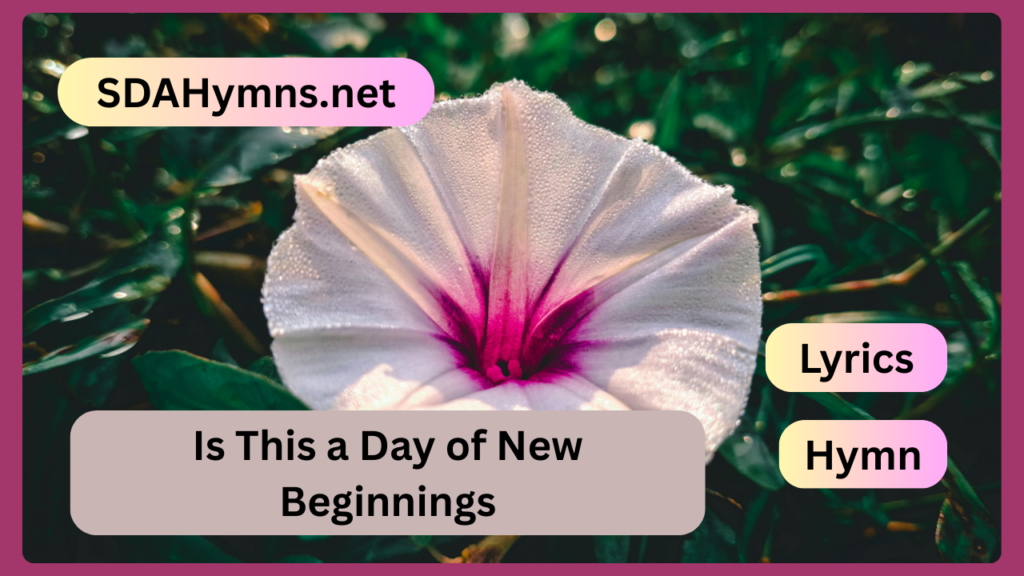 Is This a Day of New Beginnings